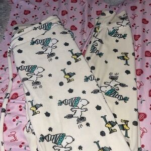 Pajamas with snoopy print - Cream